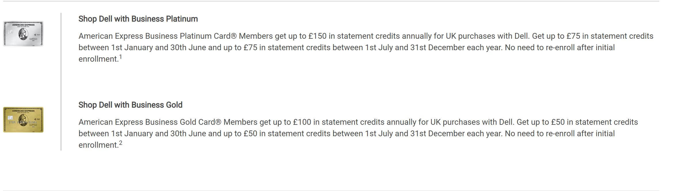 100 - £150 annual Dell cashback for Amex Business cardholders - Points  Uncovered