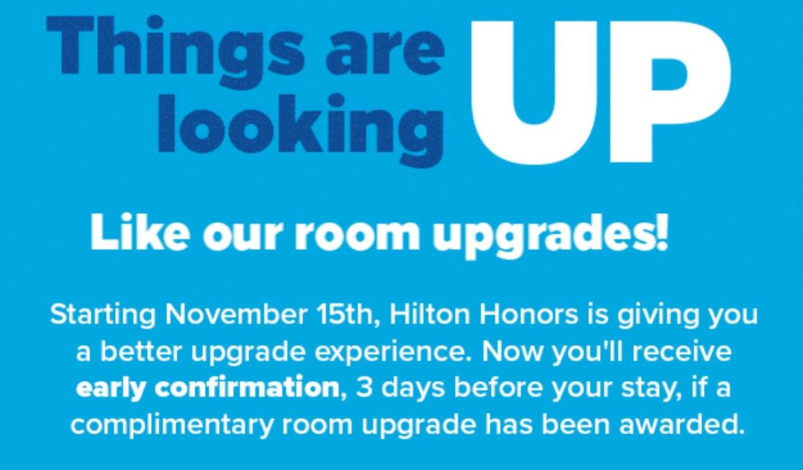 Hilton Upgrades