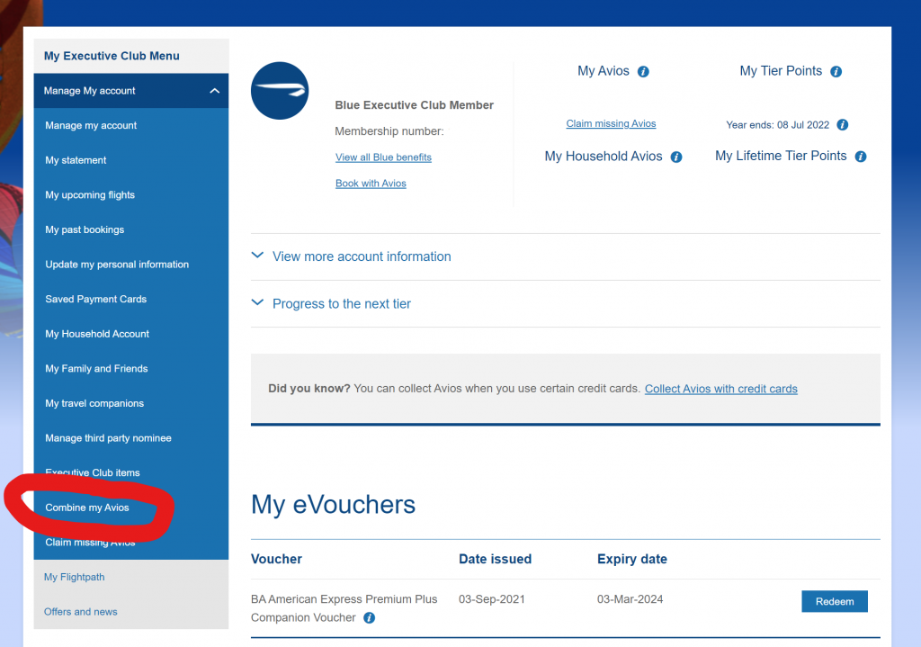 Transfer BA Avios To Qatar - 1