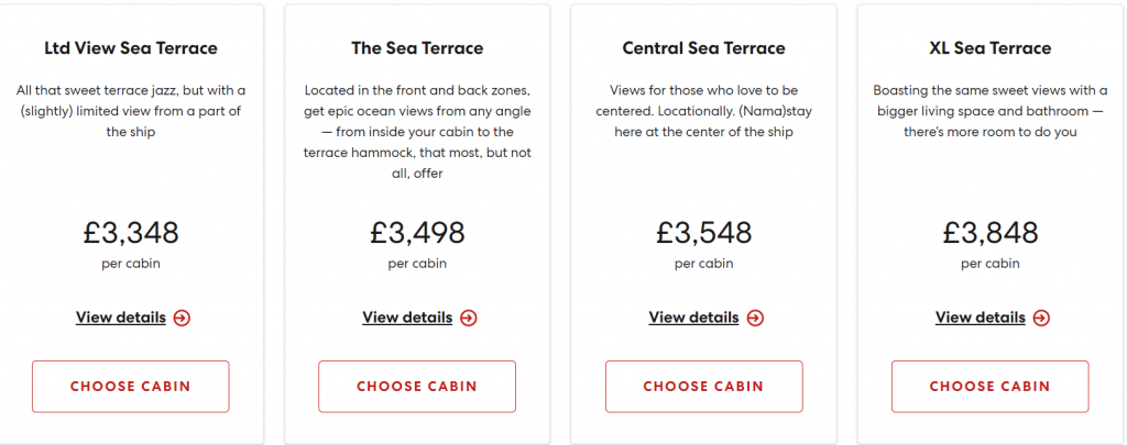 Virgin Voyages - 80000 Virgin Points Or Cash Rate