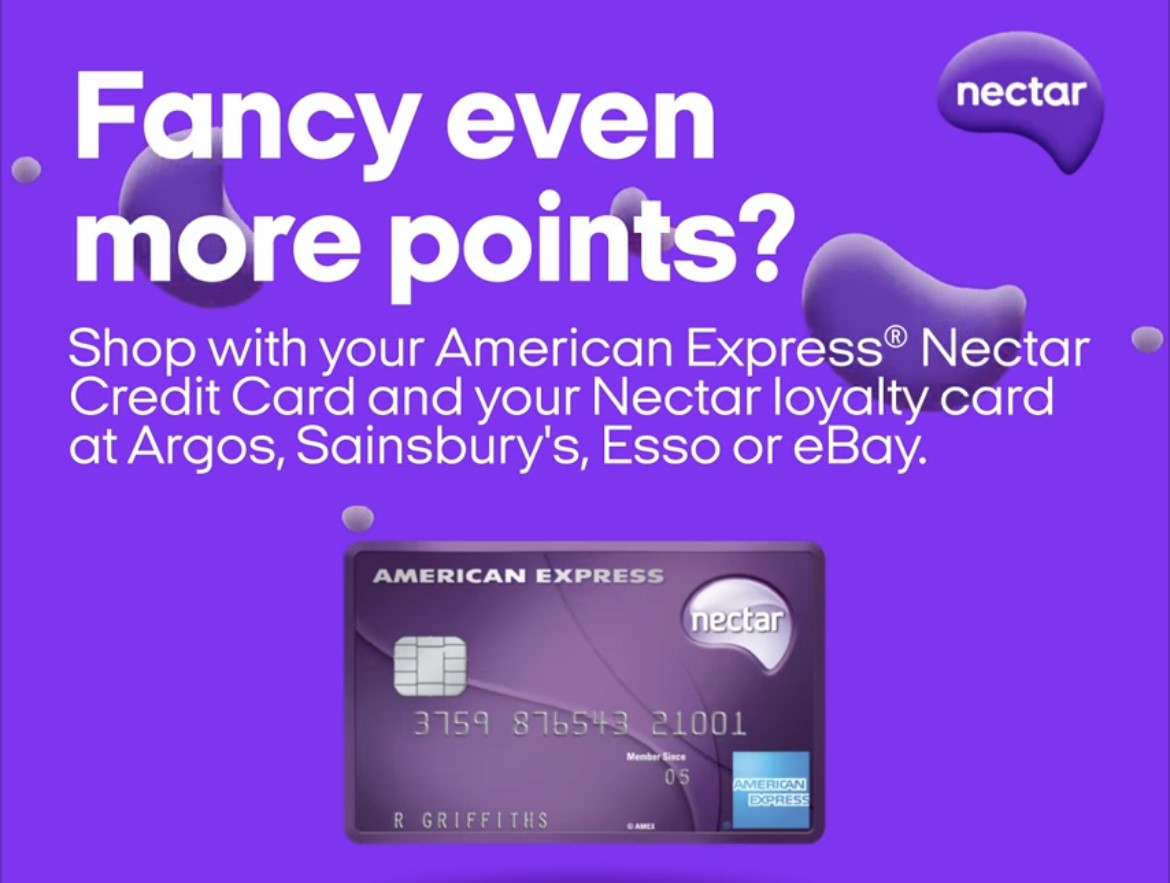 Earn 4 Nectar Points (2.5 Avios) Per £1 With The Nectar Amex In