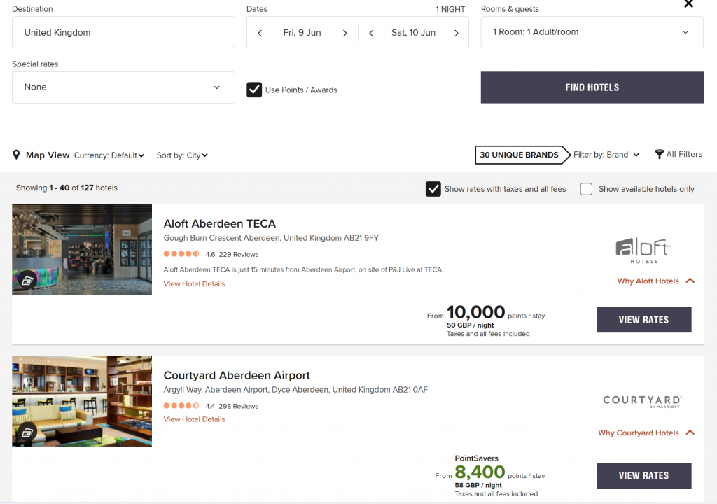 Marriott Bonvoy Amex Card - How To Check Points Availability
