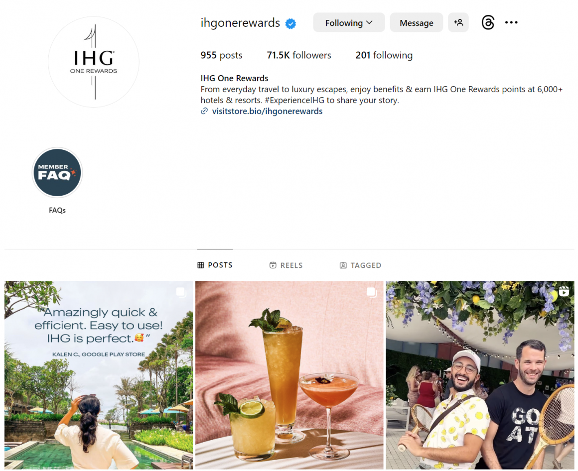 Get FREE IHG Points By Commenting On IHG's Instagram Page