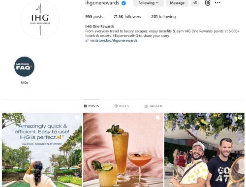 Get FREE IHG Points By Commenting On IHG's Instagram Page