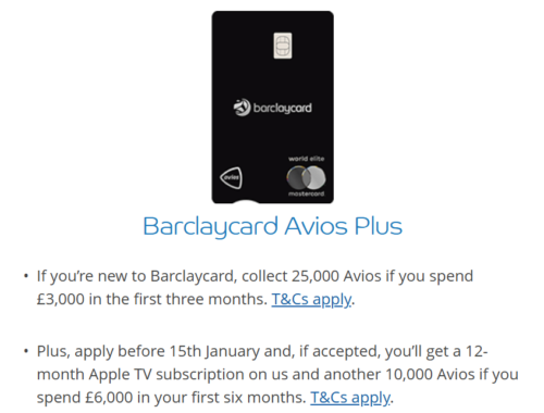 Barclaycard Avios Plus